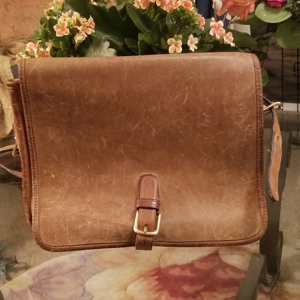 Vintage Coach Leather Satchel/Purse